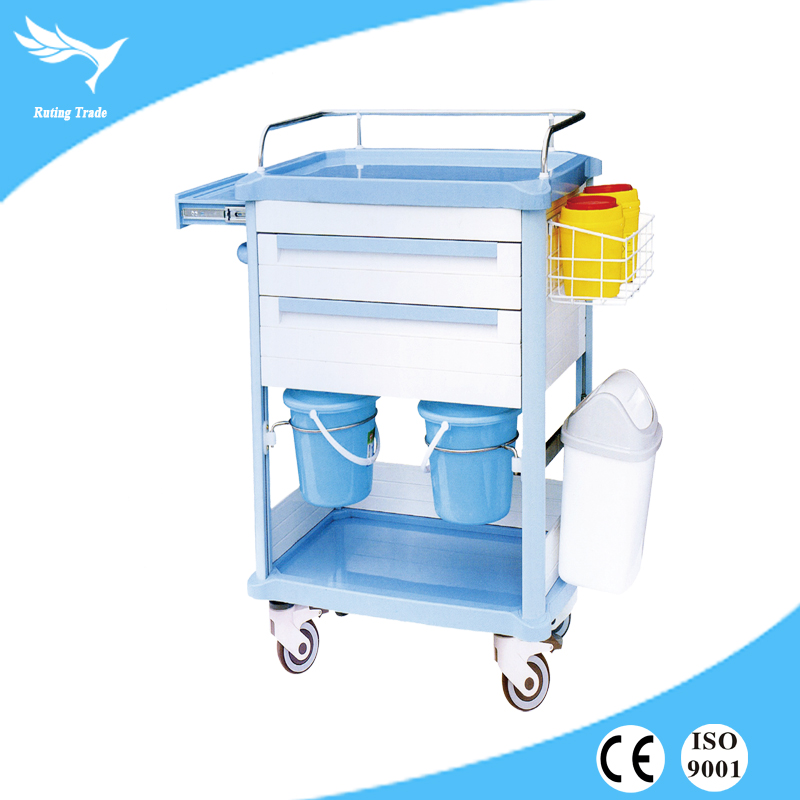Factory making Hospital Patient Trolley -
Treatment trolley (YRT-T04) – Yangruting detail pictures