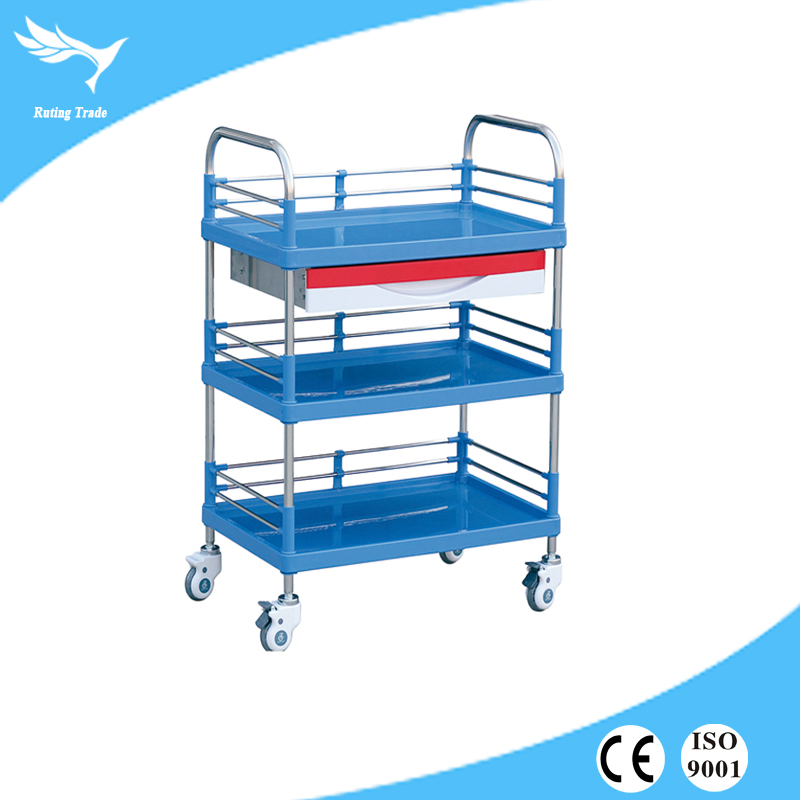 New Fashion Design for Medical Dossier Cart -
Treatment trolley (YRT-T09) – Yangruting detail pictures