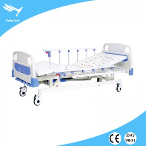 Factory Price Hospital Iv Pole Wheeled Cart - Manual three functions hospital Bed(YRT-H17-1) – Yangruting