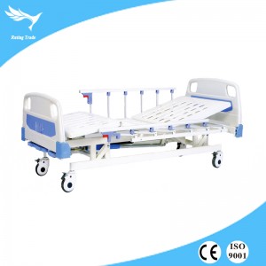 Best Price on Stainless Steel Trolley For Ambulance -
 Manual three functions hospital Bed(YRT-H17-1) – Yangruting