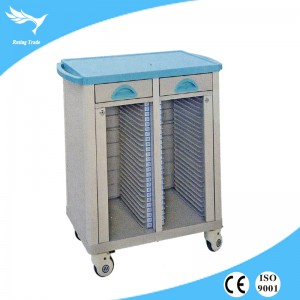 Factory directly supply Adjustable Hospital Bed Accessories -
 Case history trolley (YRT-T03-8) – Yangruting