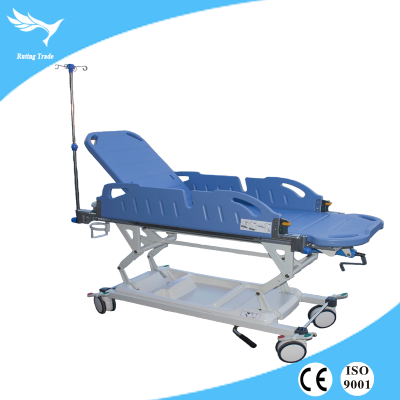 High Performance Aluminum Alloy Guardrails Bed -
 Manual hospital stretcher (YRT-T02-1) – Yangruting