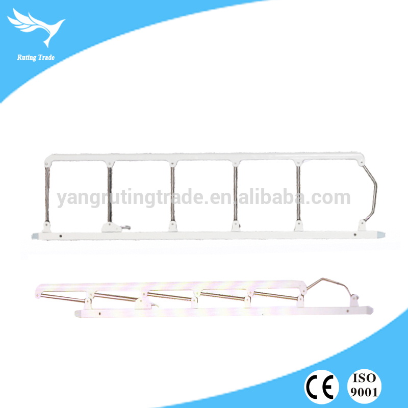 Fashionable six files aluminum side rail for hospital bed