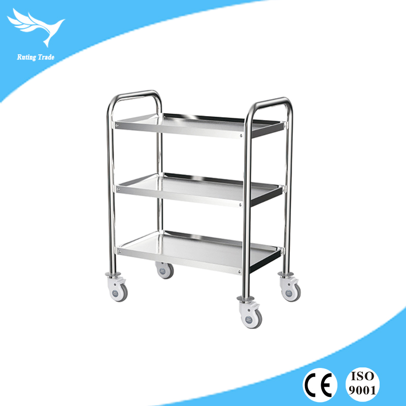 Factory supplied Aluminum Patient Stretcher - Stainless steel trolley (YRT-T13) – Yangruting