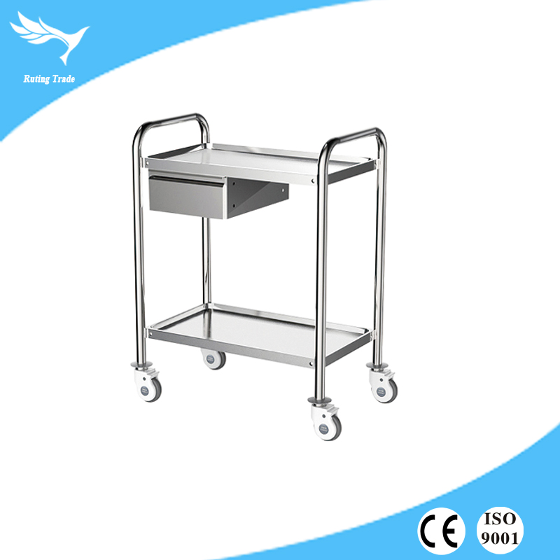 Factory source Manual Parturition Bed -
 Stainless steel trolley (YRT-T14) – Yangruting