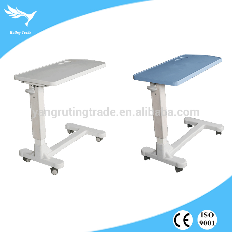 Adjustable overbed table