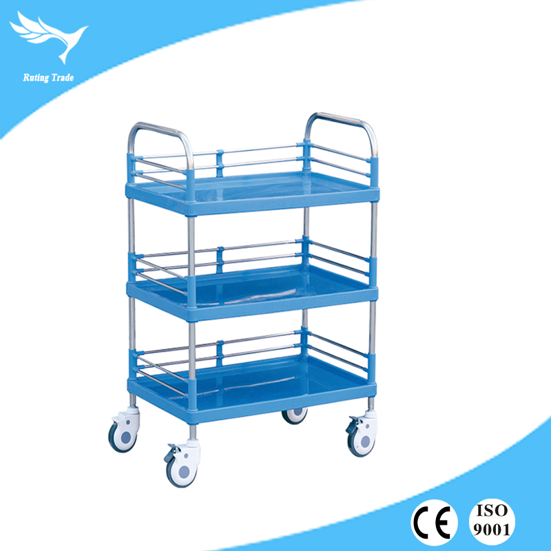 Personlized Products Luxury Emergency Trolley Abs Hospital Medication Cart Medical Trolley -
 Treatment trolley (YRT-T07) – Yangruting