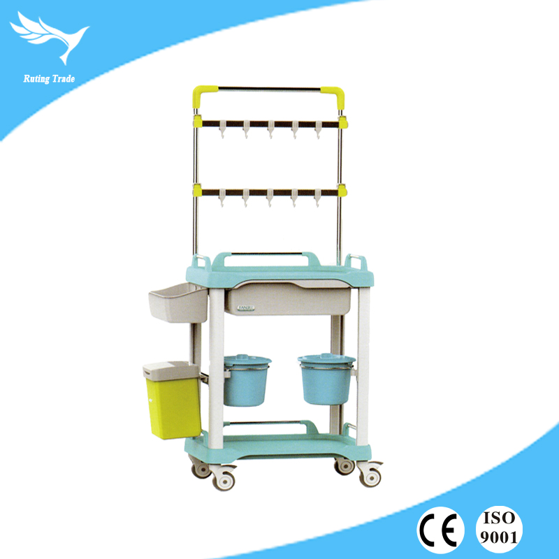 Big discounting High Quality Manual Simple Transfer Stretcher -
 Treatment trolley (YRT-T05-9) – Yangruting